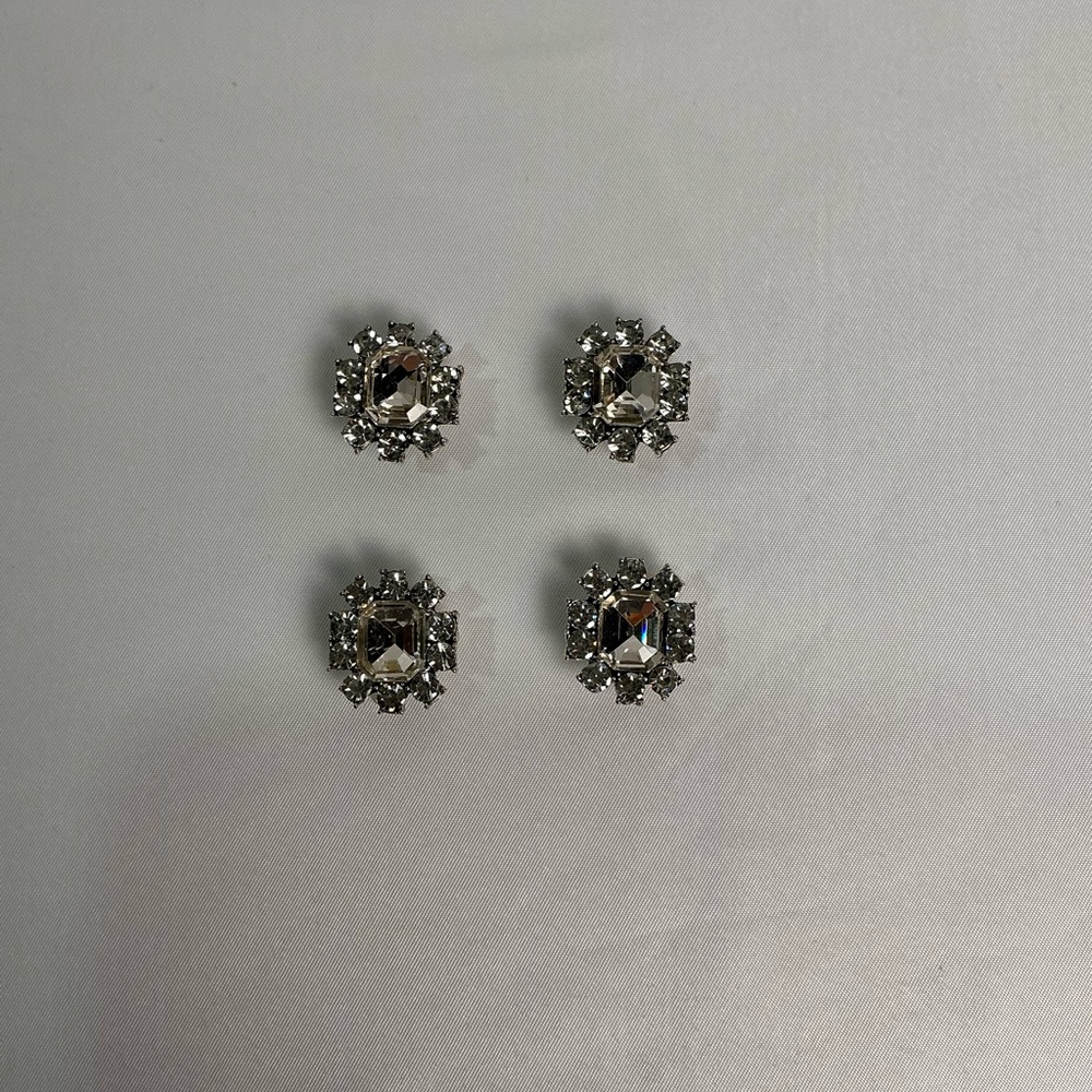 Silver Rhinestone Crocs Charms - Picture 3 of 3